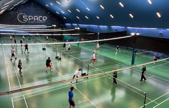 Multiplayer VR badminton