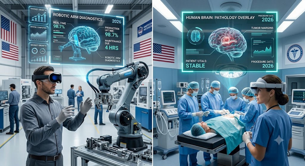 spatial computing healthcare manufacturing enterprise adoption